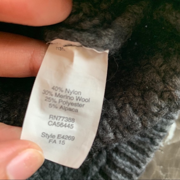 Madewell Small Knit Pullover Wool Alpaca Blend Gra - Picture 7 of 8